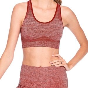 NWT vs pink racerback mesh sports bra